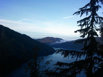 Mount Storm King view of Lake Crescent inside Olympic National Park